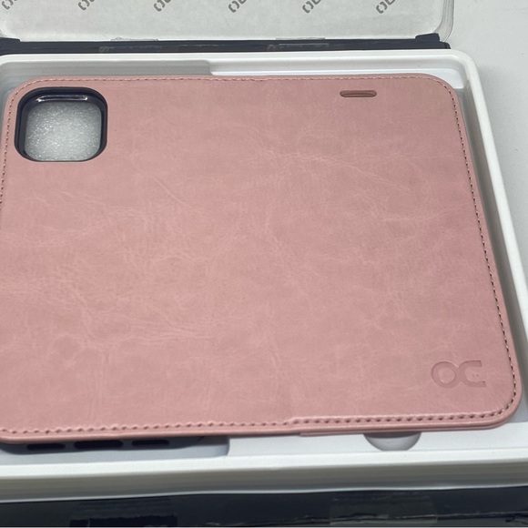 OCASE PINK FLIP WALLET PHONE CASE FOR IPHONE 12 MINI NEW IN THE BOX - Picture 7 of 9